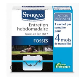 Entretien hebdomadaire fosses Starwax