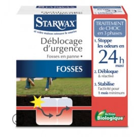 Déblocage d’urgence fosse Starwax