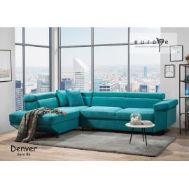 Canapé angle coffre/couchage DENVER
