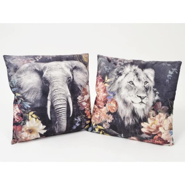 Coussins LION & ELEPHANT - 45 cm