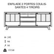 Enfilade SAINT-JAMES plusieurs dimensions