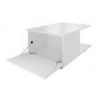 DANY - Table basse 1 porte 90 cm - Blanc