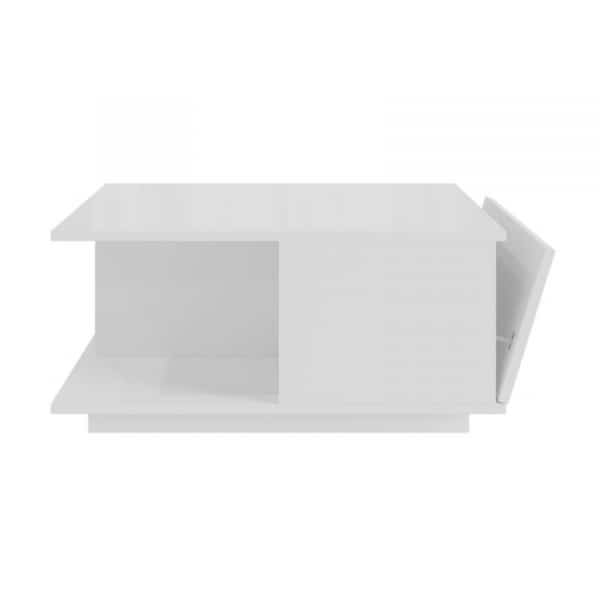 DANY - Table basse 1 porte 90 cm - Blanc