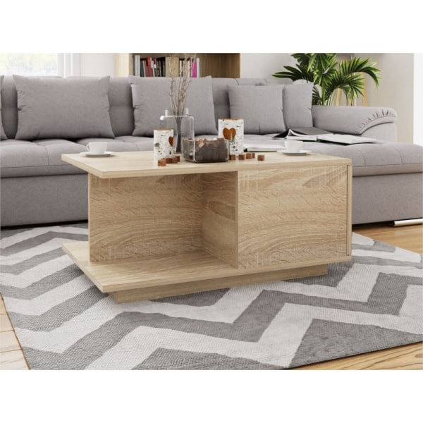 DANY - Table basse 1 porte 90 cm - Bois