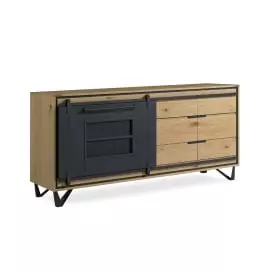 Enfilade 3 portes 1 tiroir SUNSET 205 cm