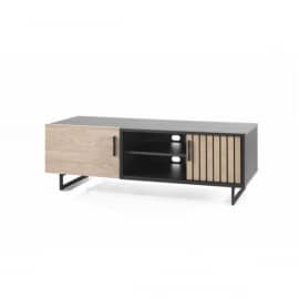 Meuble TV 1 porte - 1 tiroir - 1 niche CLAIRE