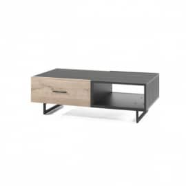 Table basse rectangulaire 1 tiroir - 1 niche CLAIRE