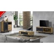 Meuble TV Hi-fi 1 porte 128 cm SUNSET