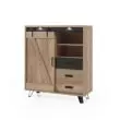 Vitrine 2 Portes - 2 Niches - Leds CUSTER