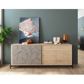 Enfilade MOZAÏK 235 cm 1 porte coulissante