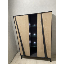 Bahut + Vitrine ZIG-ZAG (modèle exposition)