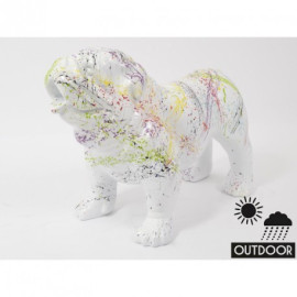 SPLASH bulldog blanc S 58cm