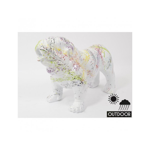 SPLASH bulldog blanc S 58cm