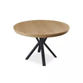 Table ronde en bois