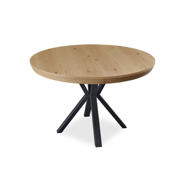 Table ronde en bois