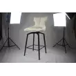 Chaise pivotante de bar CAMILLA