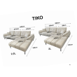 Canapé moderne TIKO