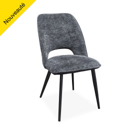 Chaise tissu ROXANE