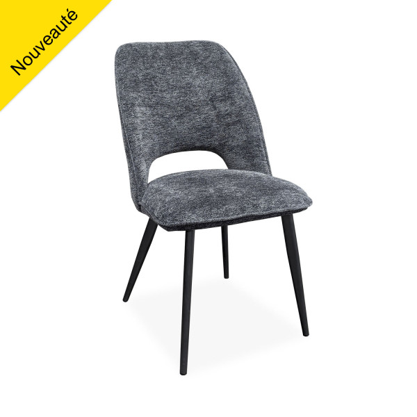Chaise tissu ROXANE