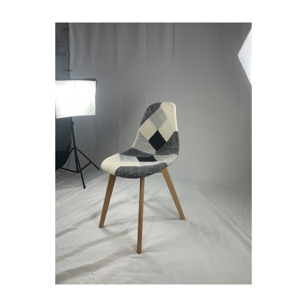 Chaise scandinave patchwork HD3643