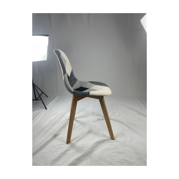 Chaise scandinave patchwork HD3643