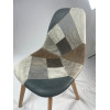 Chaise scandinave patchwork PU HD16371