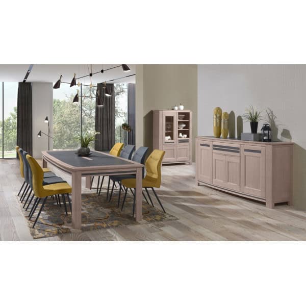 BUFFET MALAGA 2 CORPS 8 PORTES - 1 TIROIR