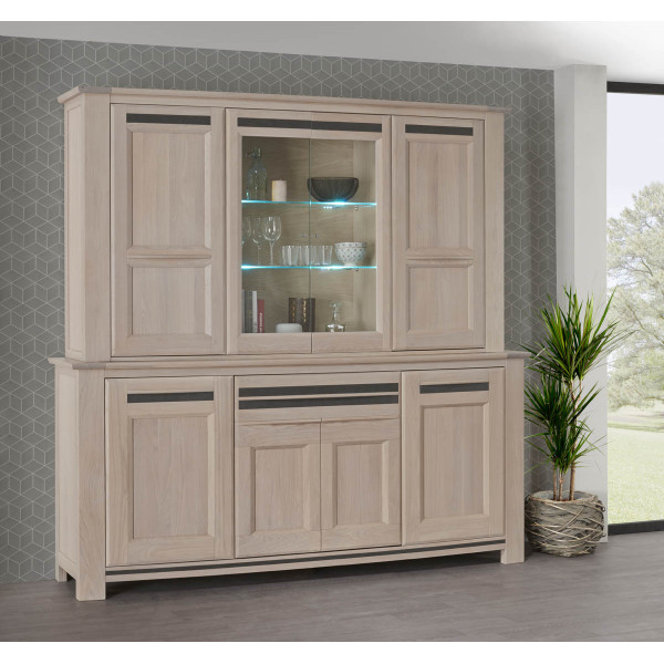 BUFFET MALAGA 2 CORPS 8 PORTES - 1 TIROIR