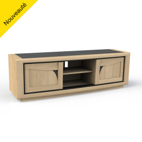 MEUBLE TV-HIFI - 2 PORTES "FARO"