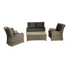 Salon de jardin STELLA 4PCS
