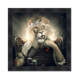 Tableau Lion Casino Sylvain Binet
