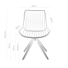 Chaise pivotante CELINE