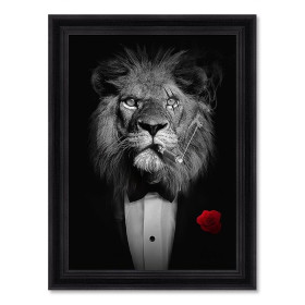 Tableau Lion Mafia Sylvain Binet