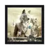 Tableau loup luxury Sylvain Binet