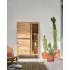 Vitrine 2 Portes bois - 1 Porte verre CAPLA