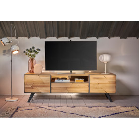 Meuble TV 2 Portes - 1 Tiroir - 1 Niche 175 cm CAPLA