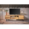 Meuble TV 2 Portes - 1 Tiroir - 1 Niche 175 cm CAPLA
