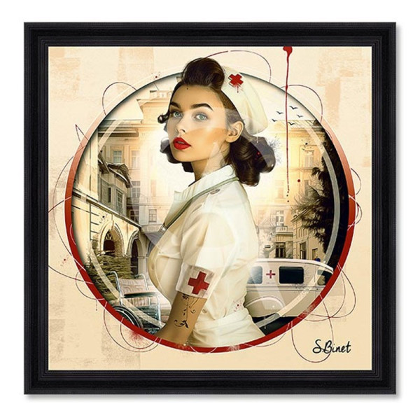 Pin Up Infirmière Binet