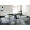 Table AUREL ovale waterglass