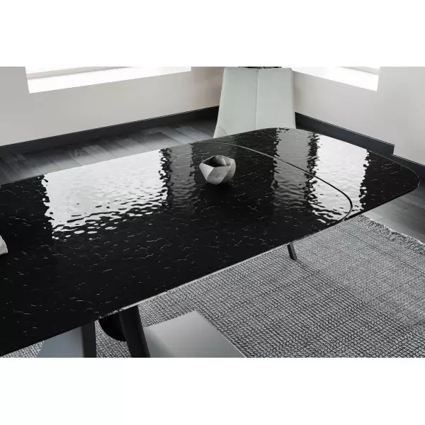 Table AUREL ovale waterglass