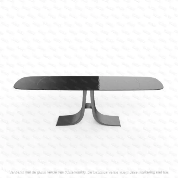 Table AUREL ovale waterglass