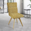 Chaise AMBRE pied bois sans accoudoirs