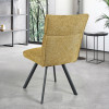 Chaise AMBRE pied métal sans accoudoirs