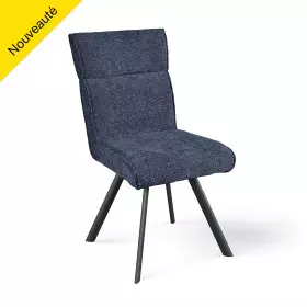 Chaise AMBRE pied métal sans accoudoirs