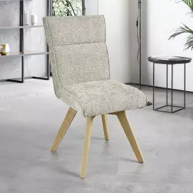 Chaise AMBRE pied bois avec accoudoirs