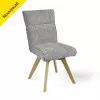 Chaise AMBRE pied bois avec accoudoirs