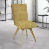 Chaise AMBRE pied bois avec accoudoirs