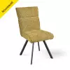 Chaise AMBRE pied métal avec accoudoirs