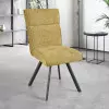 Chaise AMBRE pied métal avec accoudoirs