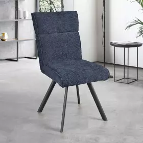 Chaise AMBRE pied métal avec accoudoirs